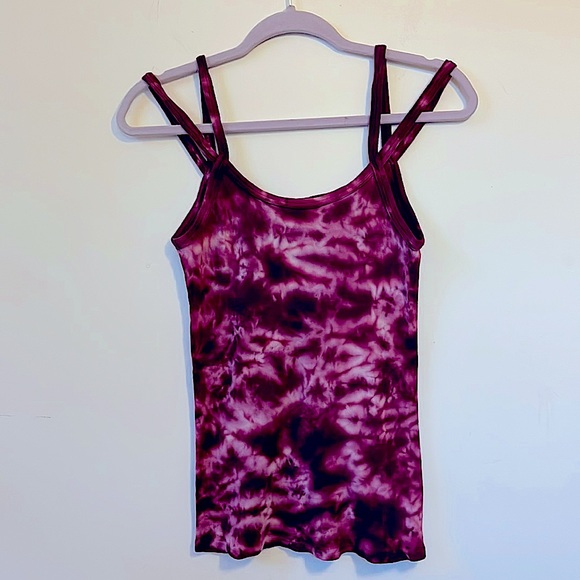 Miley Cyrus & Max Azria Tops - 🍒 BOGO 🍒 Deep Maroon, Tie Dye, Double Spaghetti Strap, Tank